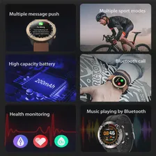 Смарт-часы Kaimorui, фитнес-трекер с Bluetooth вызовом, трекер активности с монитором сердечного ритма BP BO, умные часы для мужчин и женщин (art.: 3920b54b47b00)