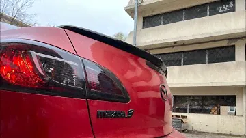 Спойлер на крышку багажника Mazda 3 BL