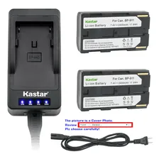 Kastar Battery LED Super Charger for Canon BP-911 BP911 BP-911K BP-915 BP915