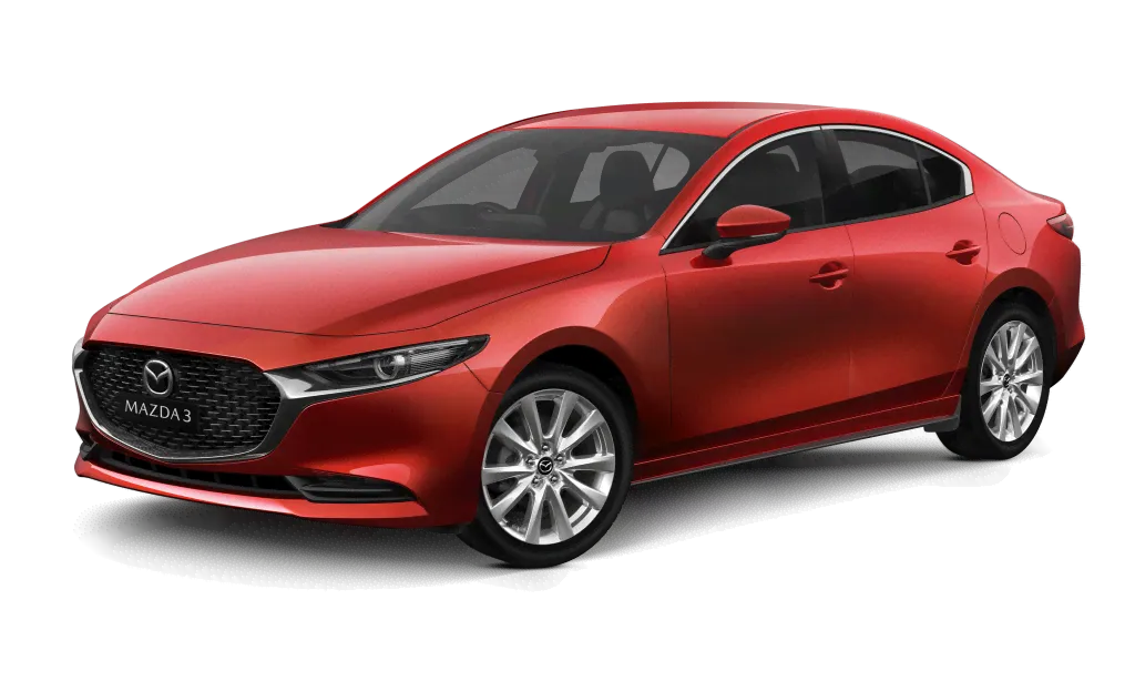 Текстильные автомобильные коврики для Mazda 3 (BP) (правый руль) 2019-н.в. седан
