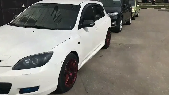 Новая решетка бампера. Mazda 3 bk.