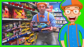 Learn Colors with Blippi Toy Store in 4K - Educational videos for Preschoolers