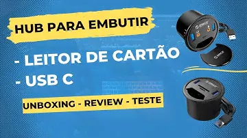O Melhor HUB Adaptador USB 3.0 para embutir Orico