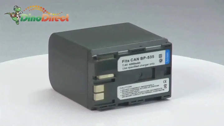 7.4V 4200mAh Camera Battery for Canon BP-535  from Dinodirect.com