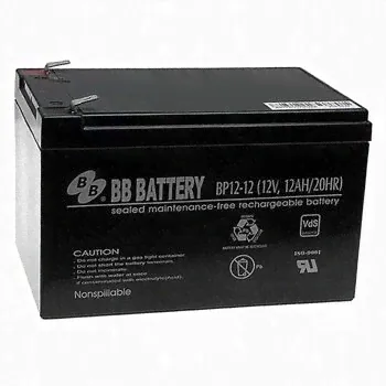 Аккумуляторная батарея BP 12-12 (12В, 12 Ач), Т2/Т1, позиция 5, BB Battery