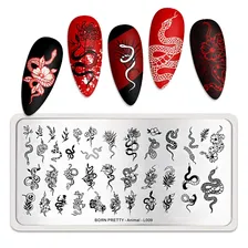 Пластина для стемпинга Born Pretty 12*6 см 55234 BP-L009 Animal, 1 шт